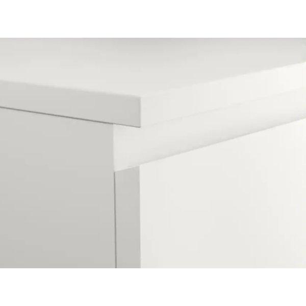 イケア（IKEA） MALM マルム チェスト 引き出し 4段 ホワイト 80x100
