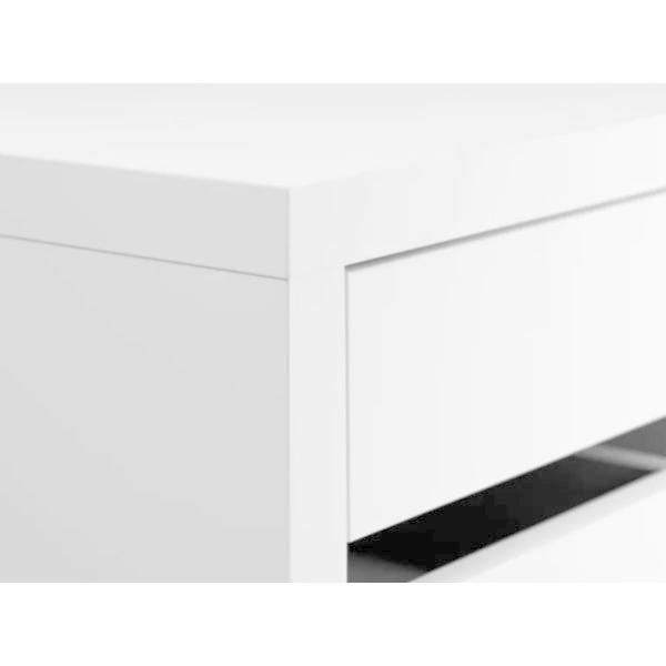 イケア IKEA MICKE 引き出しユニット キャスター付き ホワイト35x75cm