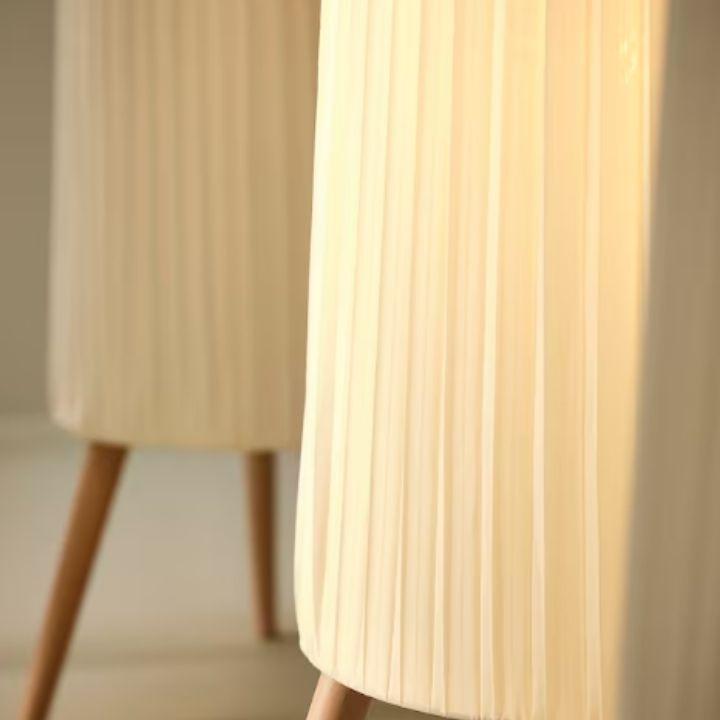 イケア IKEA OKENSAND オーケンサンド フロアランプ ビーチ ホワイト