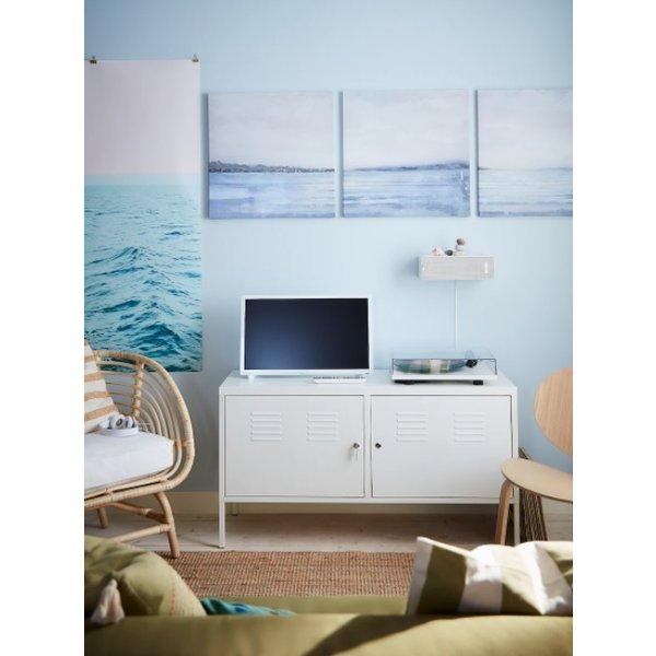 イケア（IKEA） PS キャビネット ホワイト 119x63cm 902.514.52