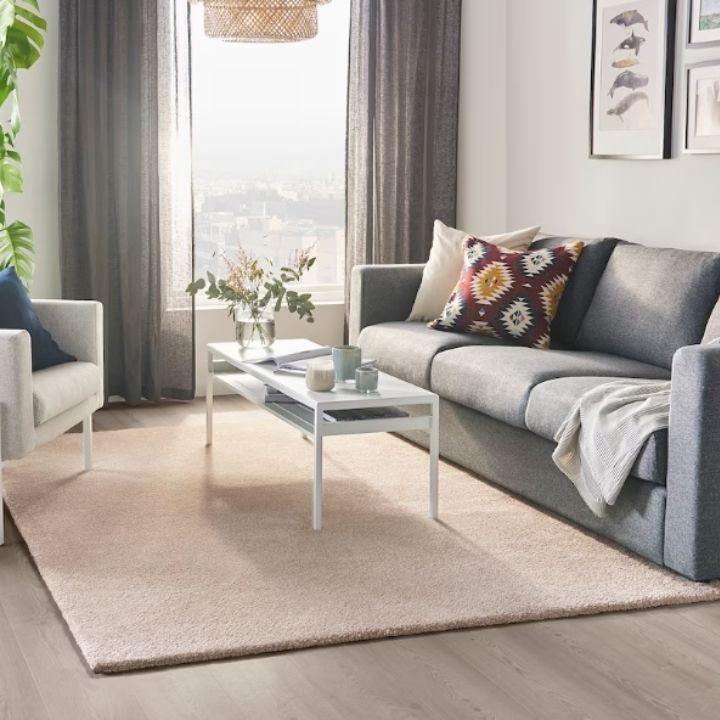 イケア（IKEA） STOENSE ストエンセ ラグ パイル短 133x195 cm