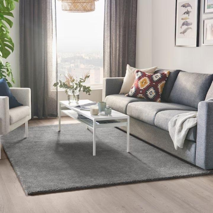 イケア（IKEA） STOENSE ストエンセ ラグ パイル短 133x195 cm