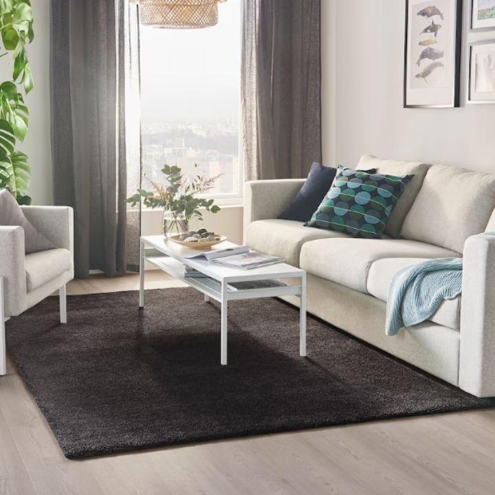 IKEA　ラグ 170×240cm　 STOENSE ストエンセ ラグ パイル短, ベージュ, 170x240 cm - IKEA