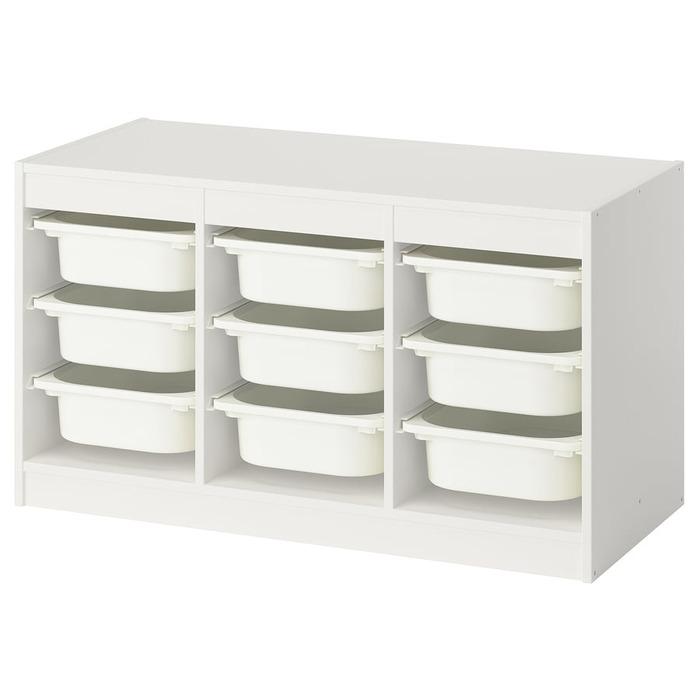 イケア（IKEA） おもちゃ収納 子供部屋収納 収納棚 収納ボックス付き
