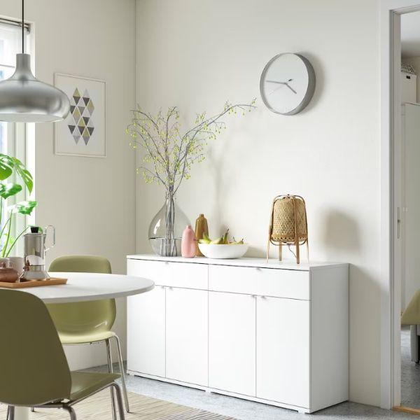 【組み立て済み！人気のIKEA！】サイドボード VIHALS ヴィーハルス 140x37x75 cm イケア（IKEA） VIHALS ヴィーハルス サイドボード140x37x75 cm