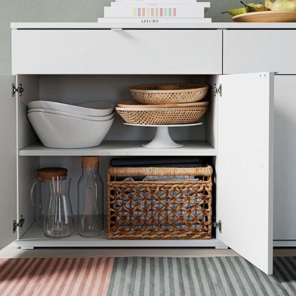 【組み立て済み！人気のIKEA！】サイドボード VIHALS ヴィーハルス 140x37x75 cm イケア（IKEA） VIHALS ヴィーハルス サイドボード140x37x75 cm