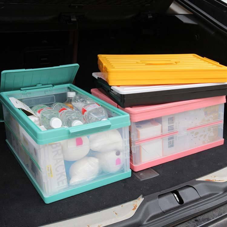車用収納ボックス トランク おしゃれ おもちゃ かわいい ふた付き プラスチック 北欧 収納 可愛い 大型 大容量 折 折りたたみ 蓋付き 車載 透明 驚きの値段 プラスチック