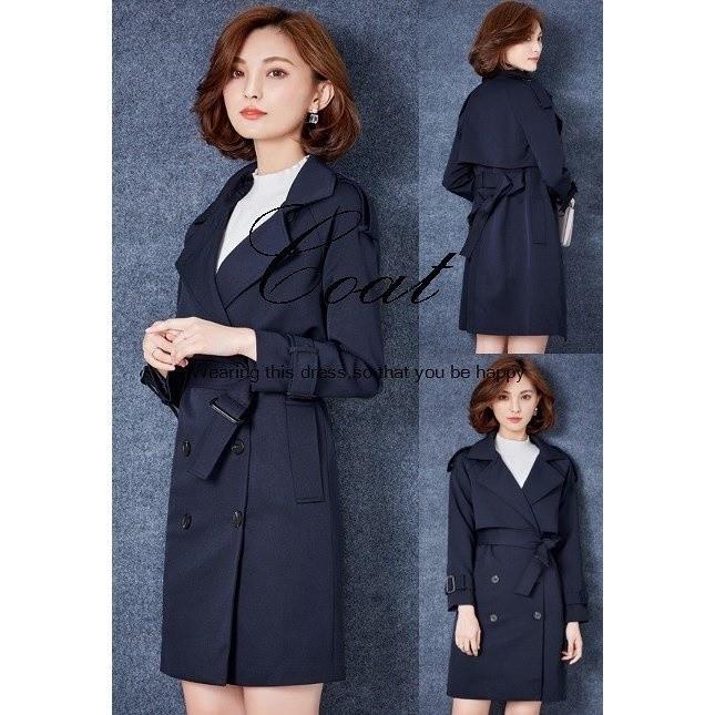 送料無料 ハーフコート ショートコート トレンチコート レディース アウター 秋冬 無地 ダブルボタン ベルト付き 定番 ベーシック きれいめ 上品 Albedfurniture Com