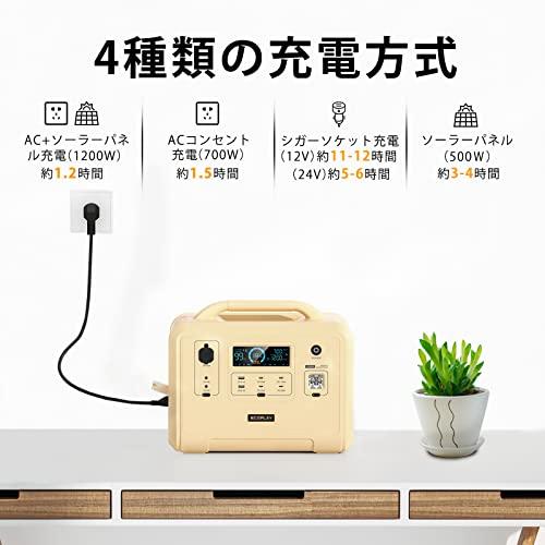 通販 激安◇Eco Playポータブル電源 大容量 960Wh 長寿命 高品質 1200W
