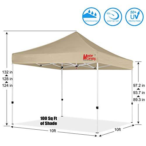マスターキャノピー（MASTERCANOPY）タープテント ワンタッチ 3M 商用 アウトド 