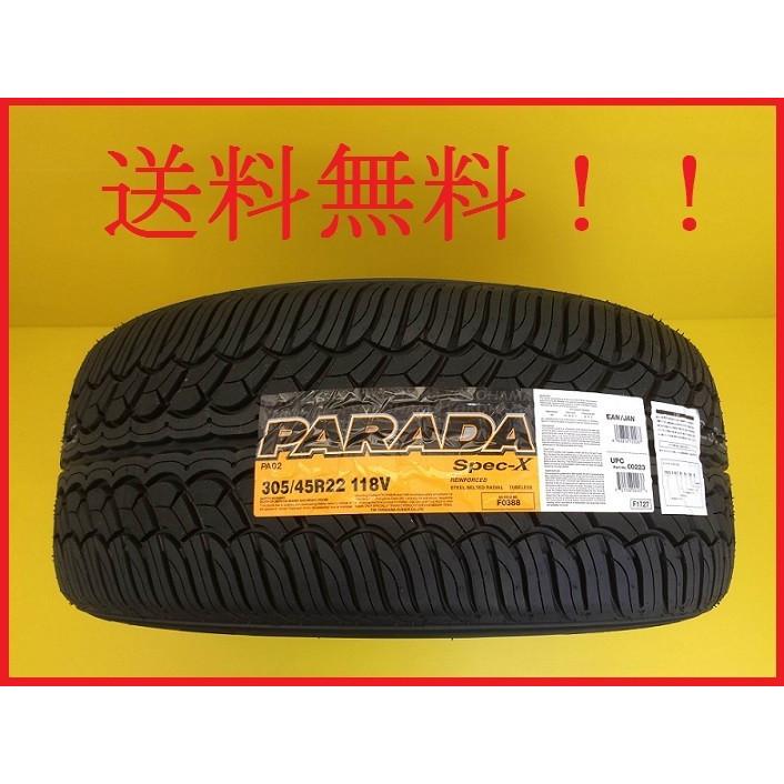 255/35R22Yokohama PARADA spec 2本（送料込み） Yokohama Parada Spec-X 255 /40 R20 101V XL BSW | 275 /45 R20 110V