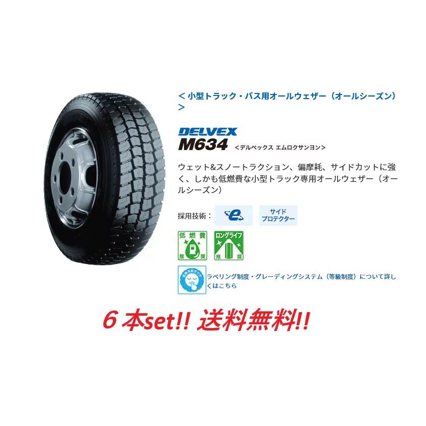 DELVEX 205/75R16 113/111N DELVEX(デルベックス) M634 トーヨー バン 