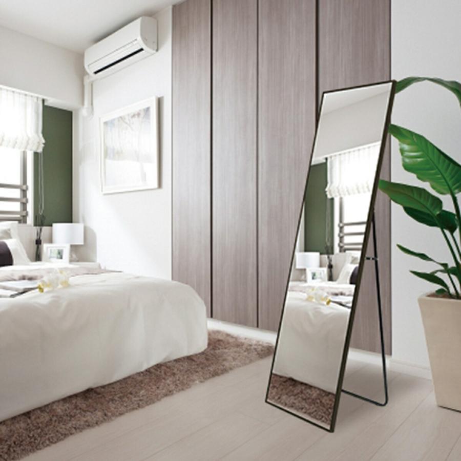 スタンドミラー 150cmx40cm 全身鏡 ゴールド 1421