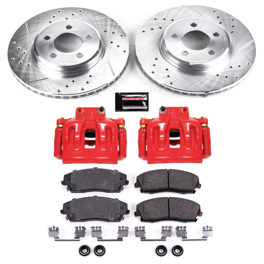 【並行輸入品】Power Stop KC1714A Z23 Evolution スポーツブレーキキット キャリパー付き Power Stop Kの画像