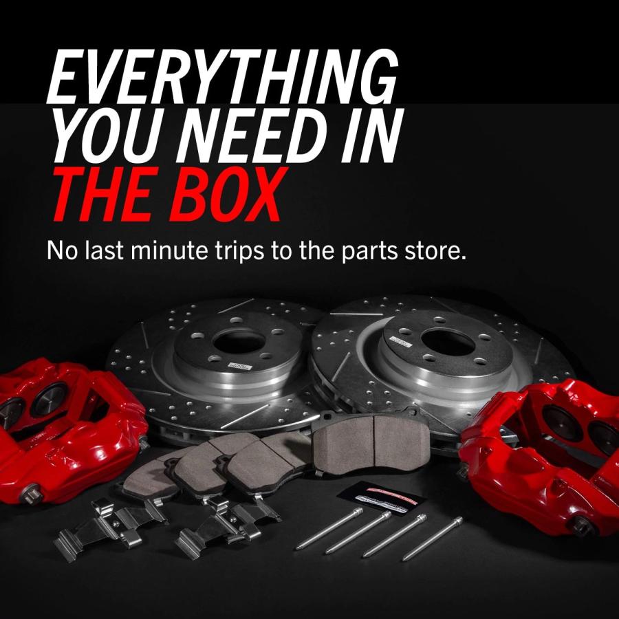 【並行輸入品】Power Stop KC1714A Z23 Evolution スポーツブレーキキット キャリパー付き Power Stop Kの画像