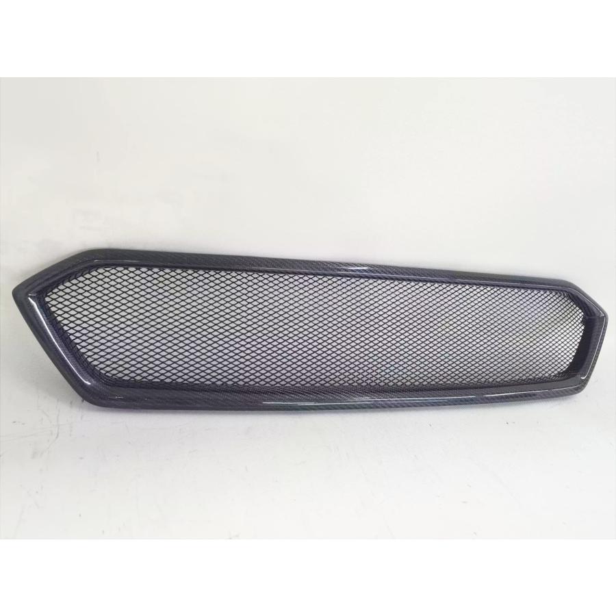 並行輸入品】カーボンファイバーメッシュグリル フロントグリル スバル