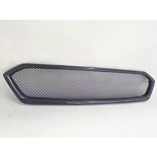 WRX STI VAB VAG フロントグリル 社外メッシュ カーボン柄 並行輸入品】カーボンファイバーメッシュグリル フロントグリル スバル