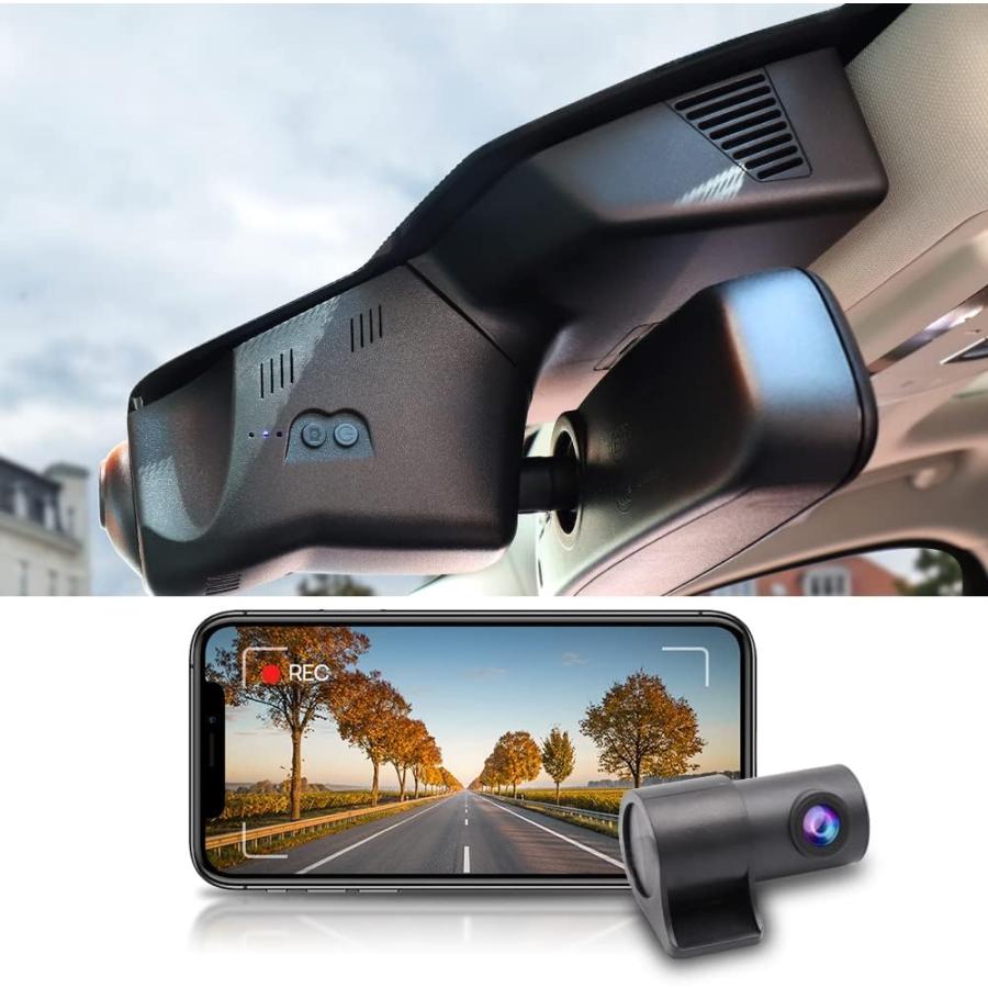 並行輸入品】 Fitcamx Front 4K+Rear 1080P Dash Cam Adapts for Land