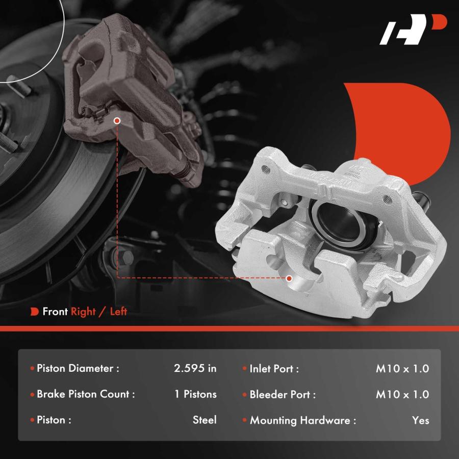 【並行輸入品】 A Premium Disc Brake Calipers Assembly with Bracket Compatible wの画像