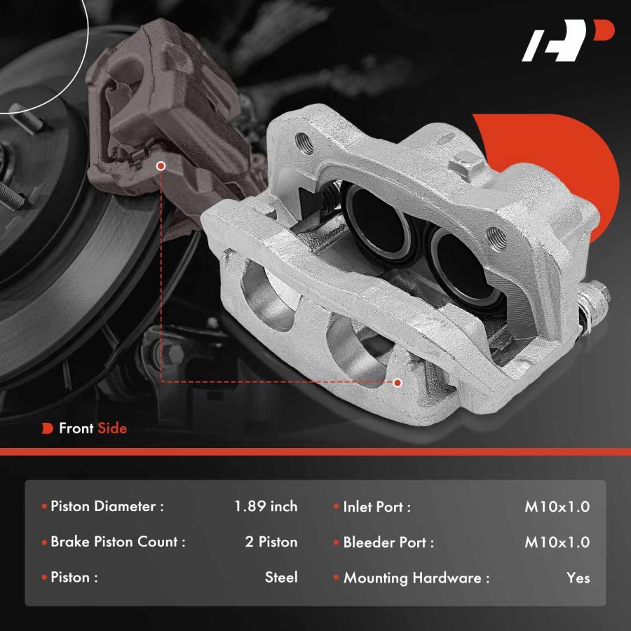 【並行輸入品】 A Premium Disc Brake Calipers Assembly with Bracket Compatible w |  | 03