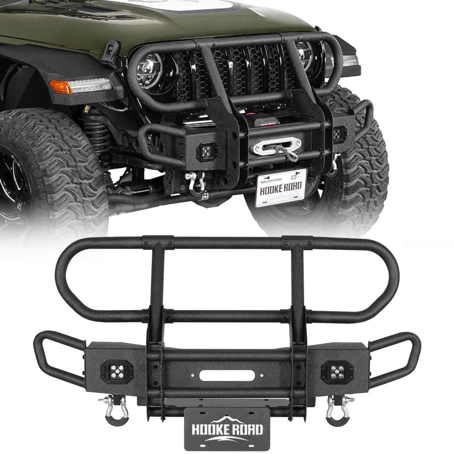 JEEPラングラー JL/グラディエーターJT グリルガード（アルミバンパー用） 並行輸入品】Hooke Road グラディエーター JT JL フロントバンパー
