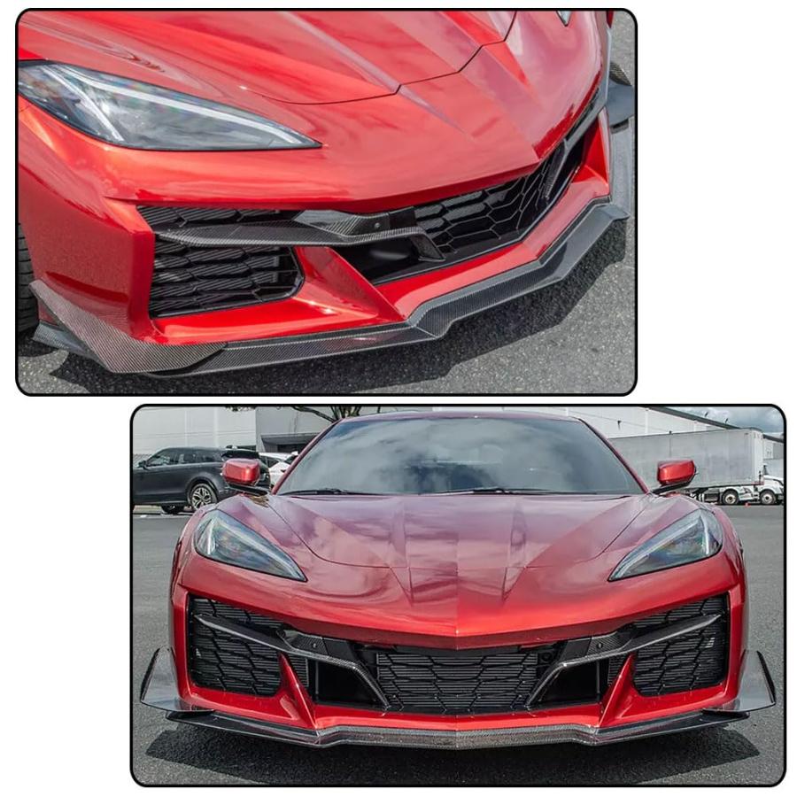 並行輸入品】MCARCAR KIT カーボンファイバーフロントバンパーカナード