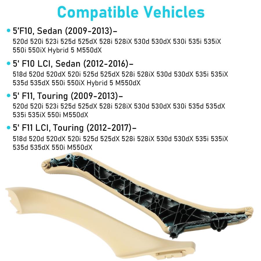 並行輸入品】Jaronx BMW 5シリーズ F10 F11 ドアハンドル交換用