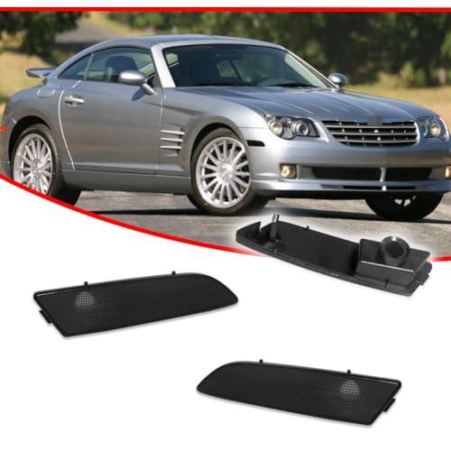 【並行輸入品】 AINNUDSE Smoked Front Bumper Side Marker Reflector Light Black Aの画像