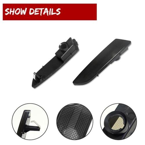 【並行輸入品】 AINNUDSE Smoked Front Bumper Side Marker Reflector Light Black Aの画像