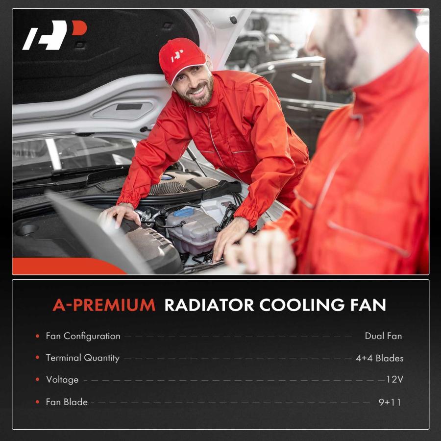 【並行輸入品】 A Premium Engine Radiator Cooling Fan Assembly Compatible with Sの画像