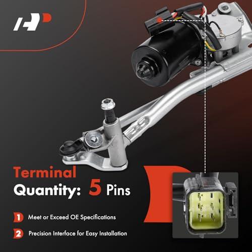 【並行輸入品】 A Premium Front Windshield Wiper Motor and Linkage Assembly Compの画像