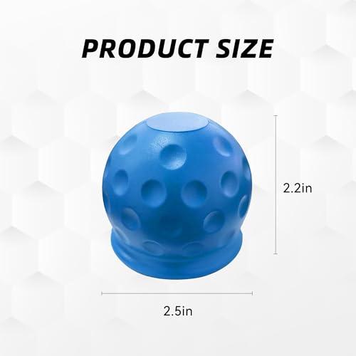 並行輸入品】Tioollev トレーラーボールカバー 2個 2インチ ゴム製防水