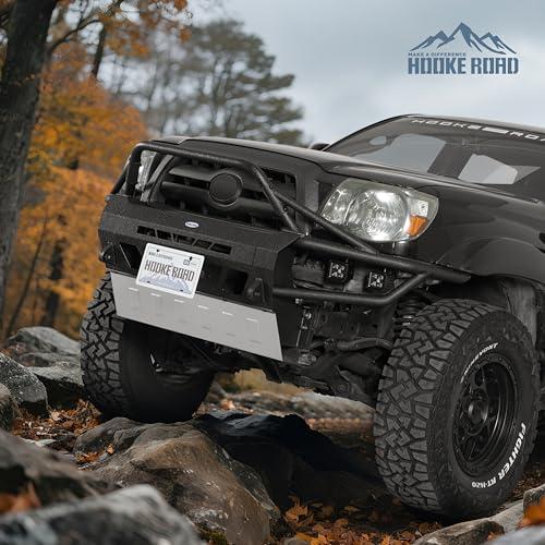 トヨタ タコマ フロントバンパー　クロカン　オフロード アイアン 並行輸入品】Hooke Road ExplorerX フロントバンパー ブルバー付き