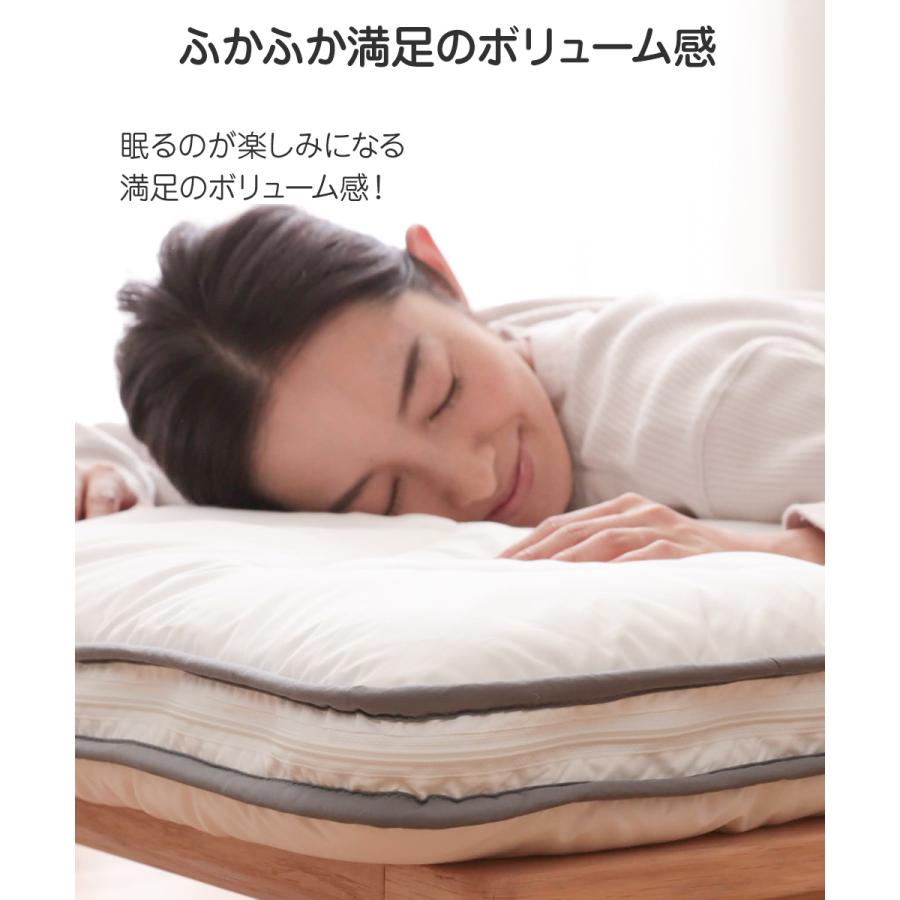 百貨店百貨店敷き布団 TEIJIN(帝人) 快適清潔シリーズ 側生地が