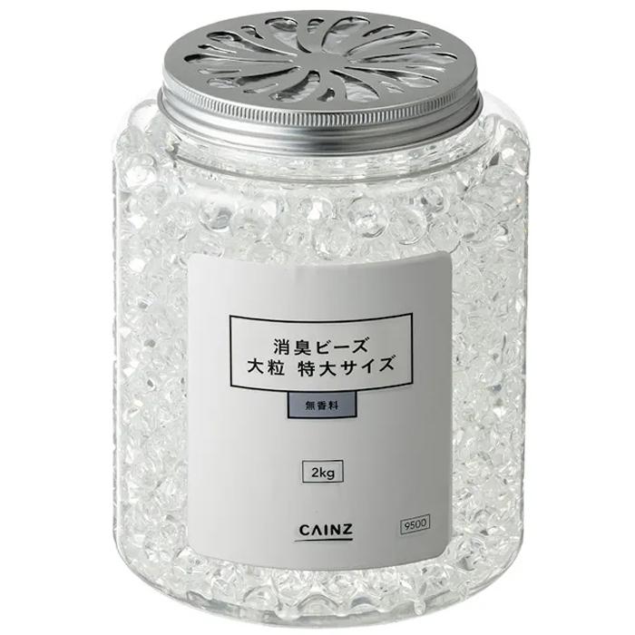 消臭芳香ビーズ 大粒 特大サイズ 2kg 無香料 カインズ : ナイス