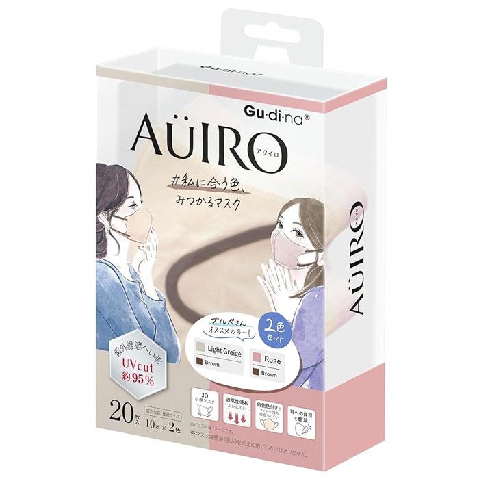 グディナ アウイロ マスク 3Dマスク ブルべさん アソート 20枚 青山