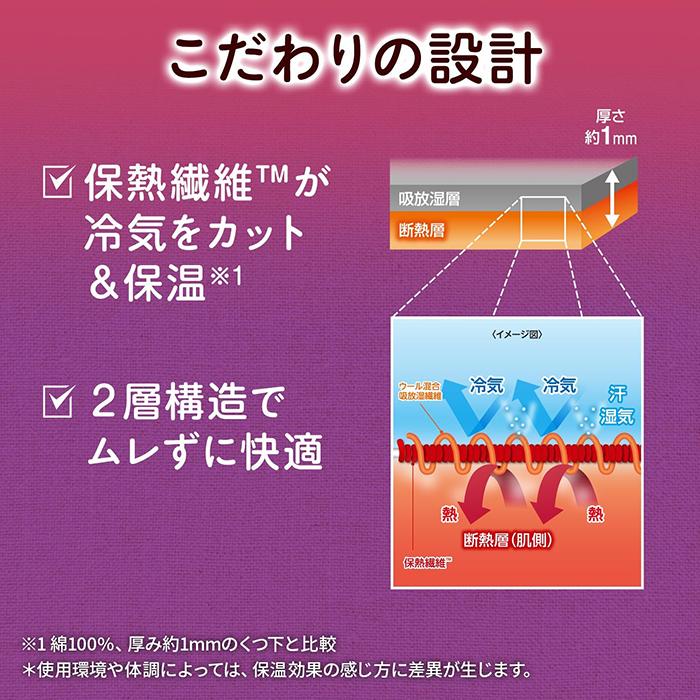 久光製薬 桐灰 足の冷えない不思議なくつ下 ハイソックス 超薄手(23