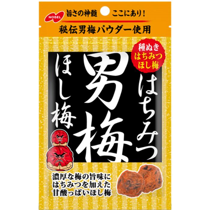 男梅 はちみつ男梅ほし梅 20g ノーベル製菓 : ナイスドラッグ Yahoo!店