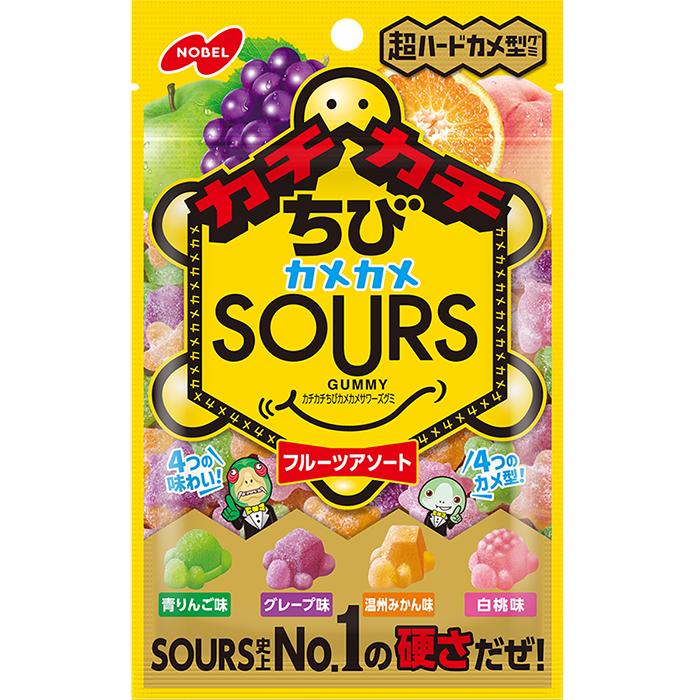 NOBEL カチカチちびカメカメサワーズグミ フルーツアソート 70g