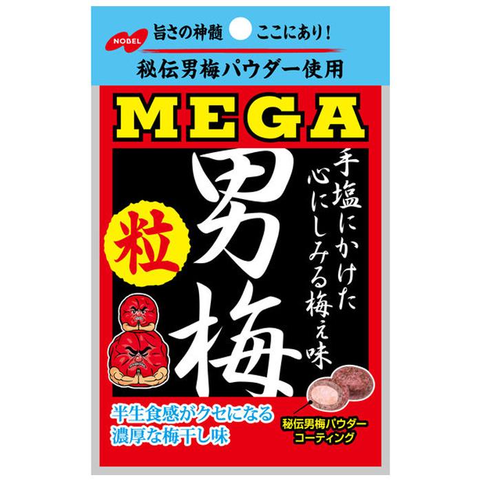 男梅 メガ男梅粒 36g ノーベル製菓 : ナイスドラッグ Yahoo!店 - 通販