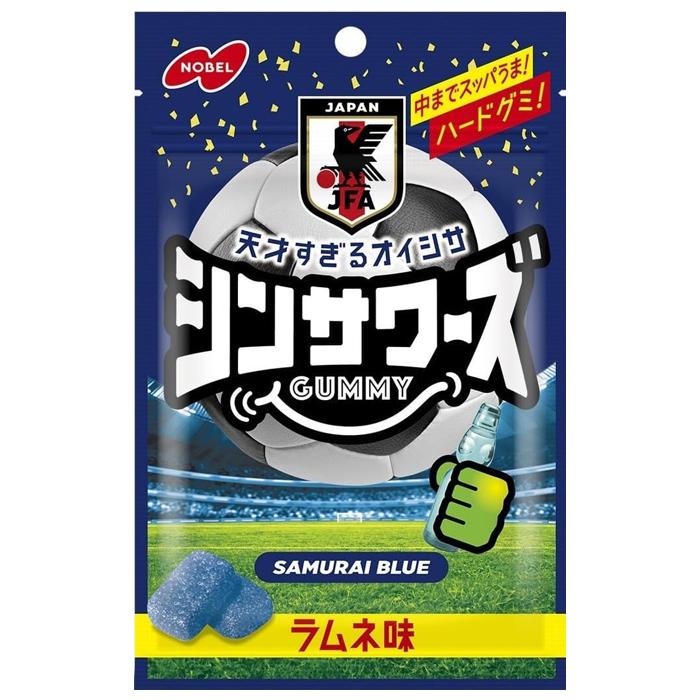 NOBEL シンサワーズグミ ラムネ味 サッカー日本代表ver. 50g ノーベル