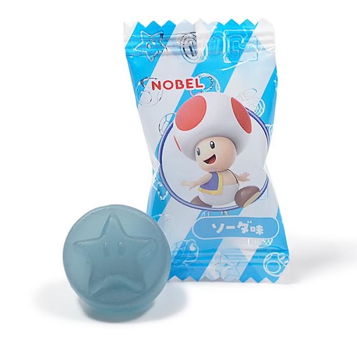 NOBEL スーパーマリオグミ グレープ味＆ソーダ味 85g ノーベル製菓