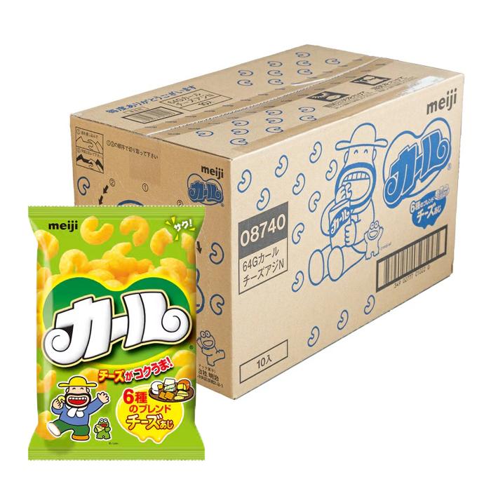 カール ケース販売 チーズあじ 64g×10袋 明治 : ナイスドラッグ Yahoo