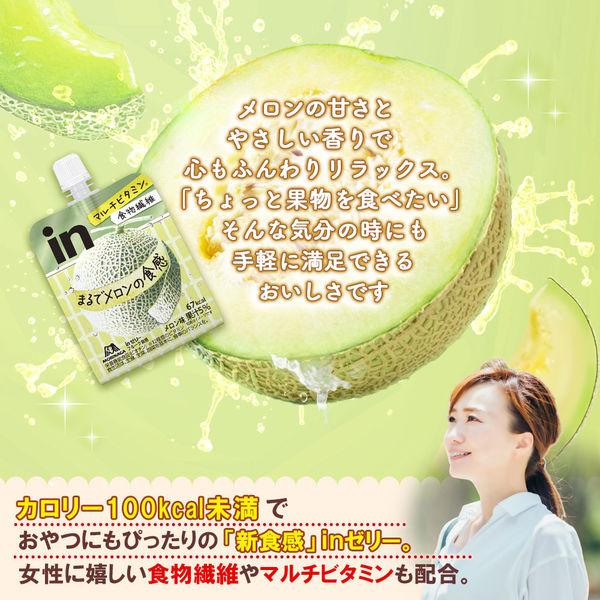 inゼリー フルーツ食感<メロン> 150g 森永製菓 inゼリー フルーツ食感<メロン> 150g 森永製菓