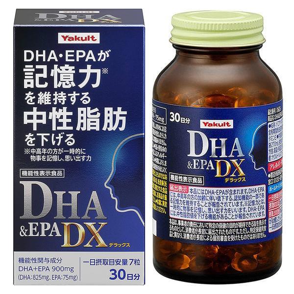 ヤクルトヘルスフーズ DHA&EPA DX 210粒 機能性表示食品 : ナイス