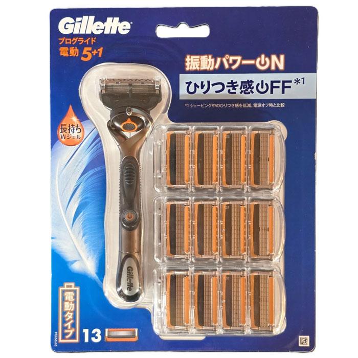 Gillette プログライド 5+1 替刃 セット Gillette ジレット プログライド5+1 フレックスボール 電動タイプ 本体