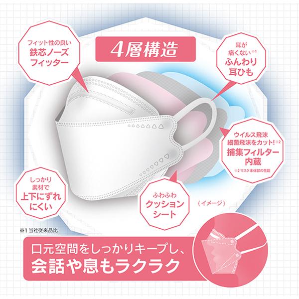 三次元マスク 三次元 ダイヤモンドマスク ピンクベージュ フリーサイズ