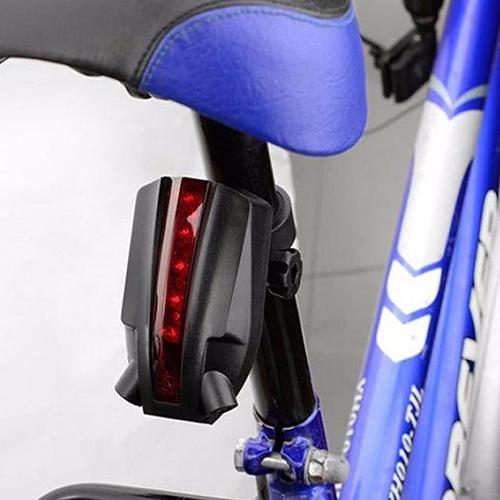 自転車 テールライト 2レーザー + 5LED ロゴ ビーム 安全 警告 赤いランプ 防水｜nicegrowingshop｜03