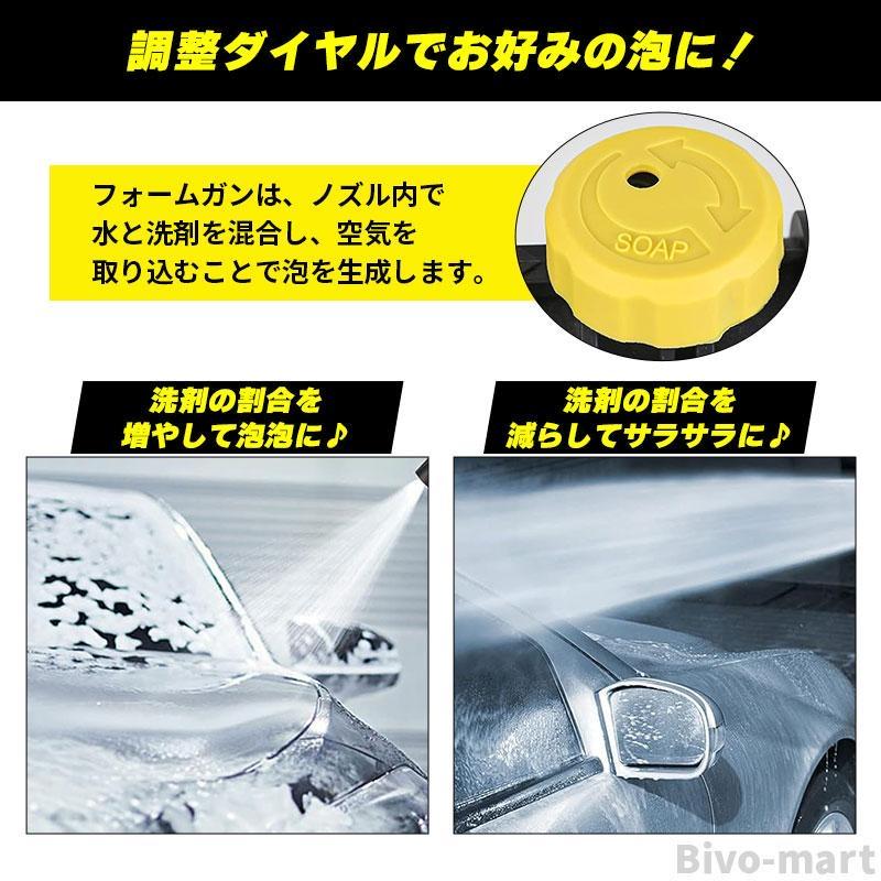 フォームガン 洗車 泡 1/4クイックコネクター付き 高圧洗浄機用