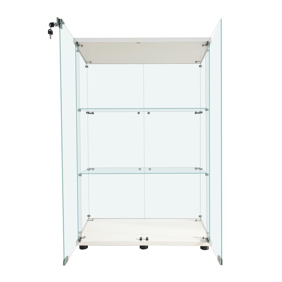 1999ガラスケース 3段両扉タイプ(鍵付き) ケース フィギュア 棚